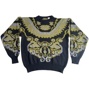 Point Zero Classic Pattern Eccentric Sweater